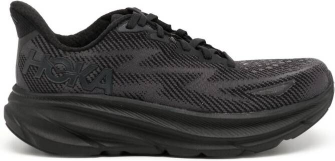 HOKA Clifton 9 Running sneakers Zwart