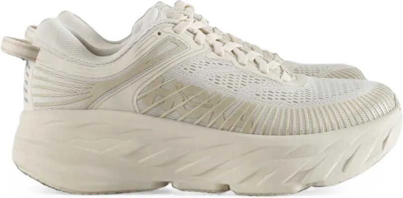 HOKA Bondi 7 low-top sneakers met vlakken Beige