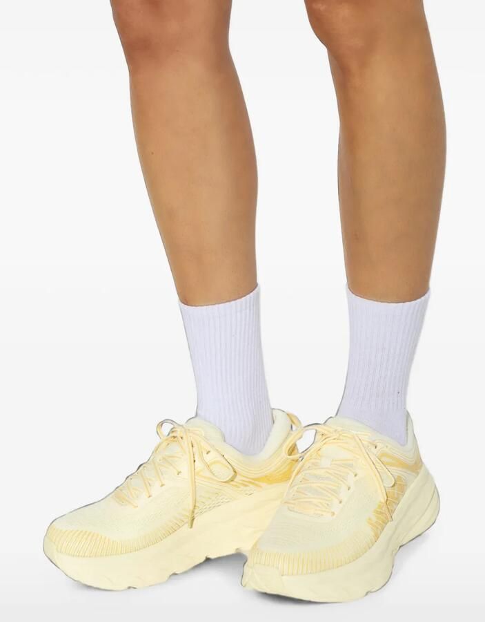 HOKA Bondi 7 mesh sneakers Geel - Foto 2