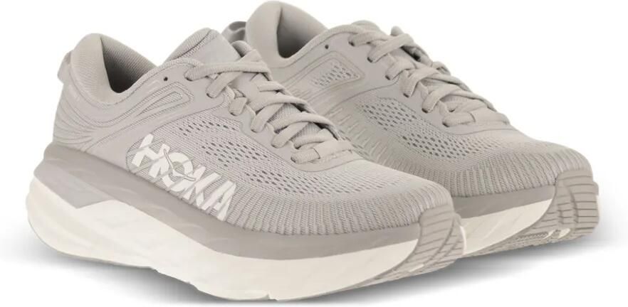 HOKA Bondi 7 mesh sneakers Grijs