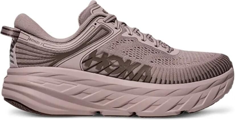 HOKA Bondi 7 sneakers met logo Roze