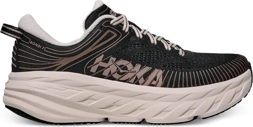 HOKA Bondi 7 sneakers met logoprint Zwart