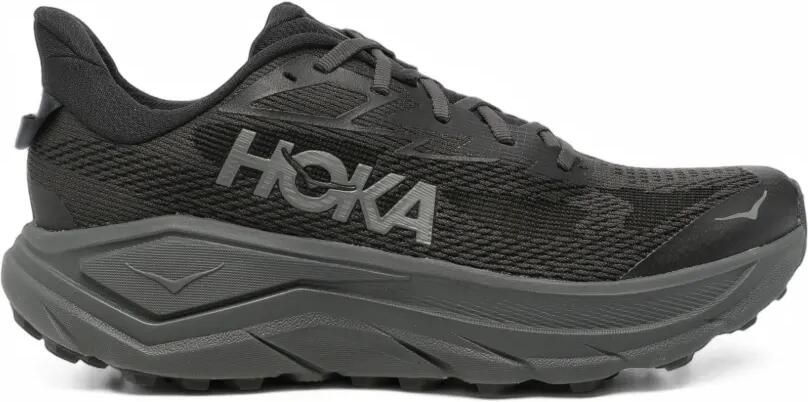HOKA Challenger 8 mesh-panelled sneakers Zwart