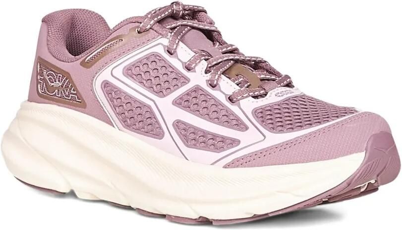 HOKA Clifton One9 sneakers met mesh Roze