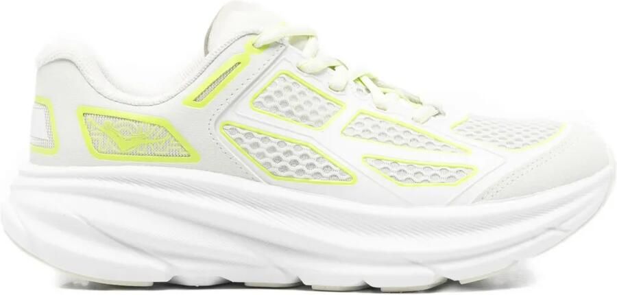 HOKA Clifton One9 sneakers met mesh vlak Wit
