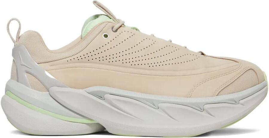 HOKA Elevon X "Oatmeal Luna Moth" sneakers Beige