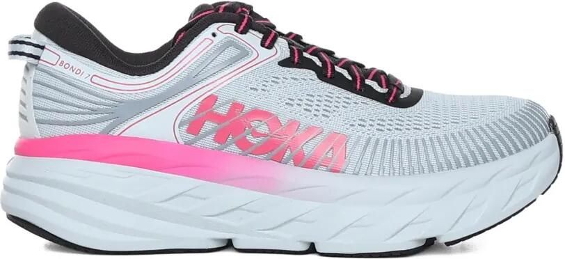 HOKA Gestreepte sneakers Grijs