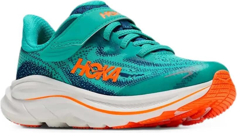 HOKA KIDS Clifton 10 sneakers met klittenband Blauw - Foto 4