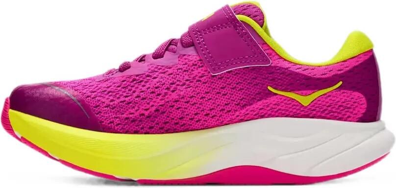 HOKA KIDS Rincon 4 mesh sneakers met klittenband Roze