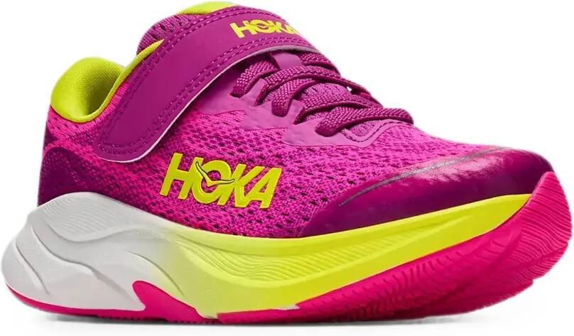 HOKA KIDS Rincon 4 mesh sneakers met klittenband Roze - Foto 3