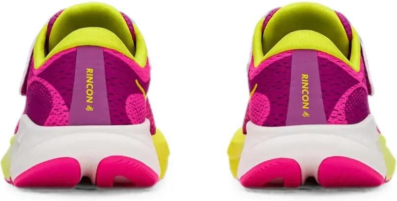HOKA KIDS Rincon 4 mesh sneakers met klittenband Roze - Foto 4
