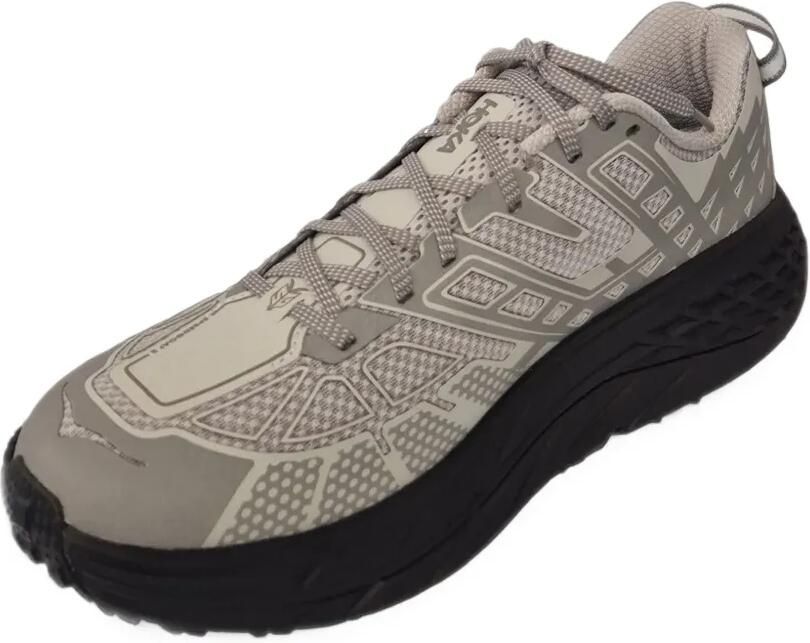 HOKA lace-up sneakers Beige