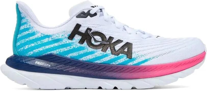 HOKA Mach 5 sneakers met logoprint Wit