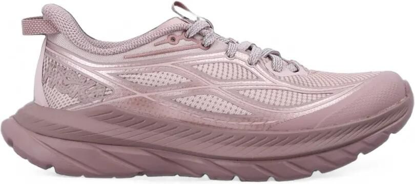 HOKA Mach Remastered Aura sneakers met chunky zool en mesh vlakken Roze