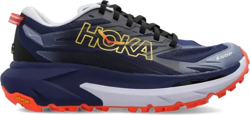 HOKA Mafate 5 mesh sneakers Blauw