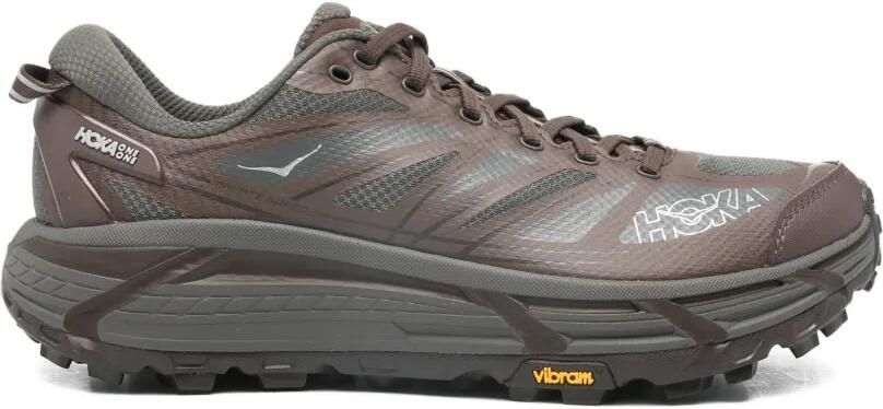 HOKA Mafate Speed 2 sneakers met logodetail Bruin