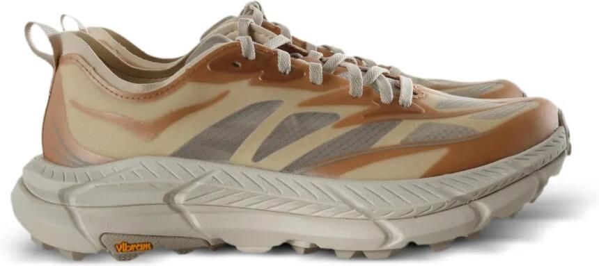 HOKA Mafate Speed 4 Lite low-top sneakers met vlakken Beige