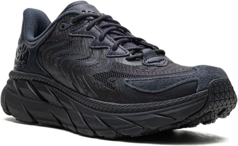 HOKA One Clifton LS "Black Asfalt" sneakers Zwart