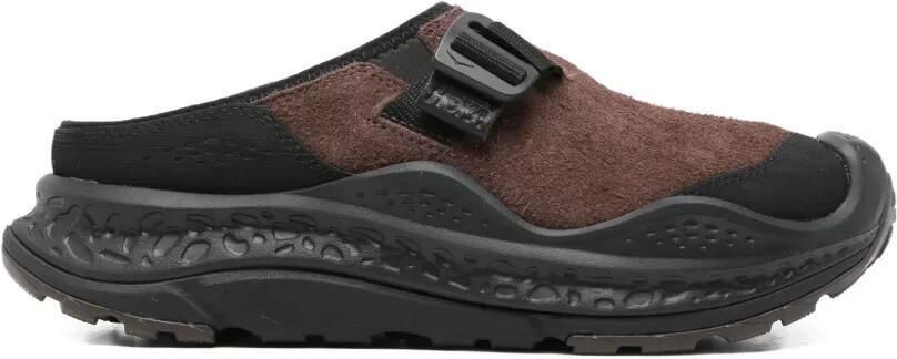 HOKA Ora Primo EXT suède muiltjes Bruin