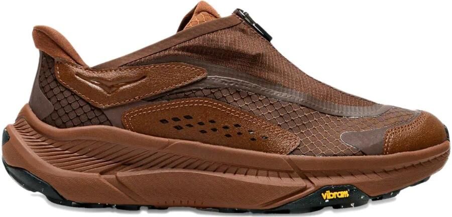 HOKA Project Transport sneakers met rits Bruin