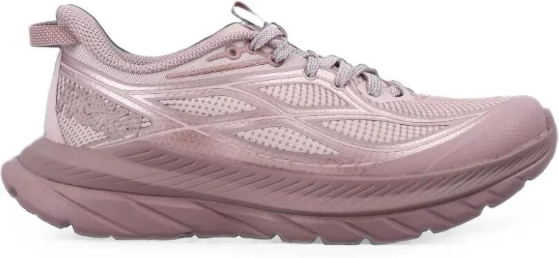 HOKA Sneakers met mesh vlakken Roze