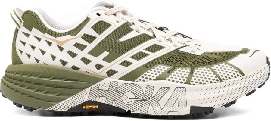 HOKA Sneakers met mesh vlakken Wit