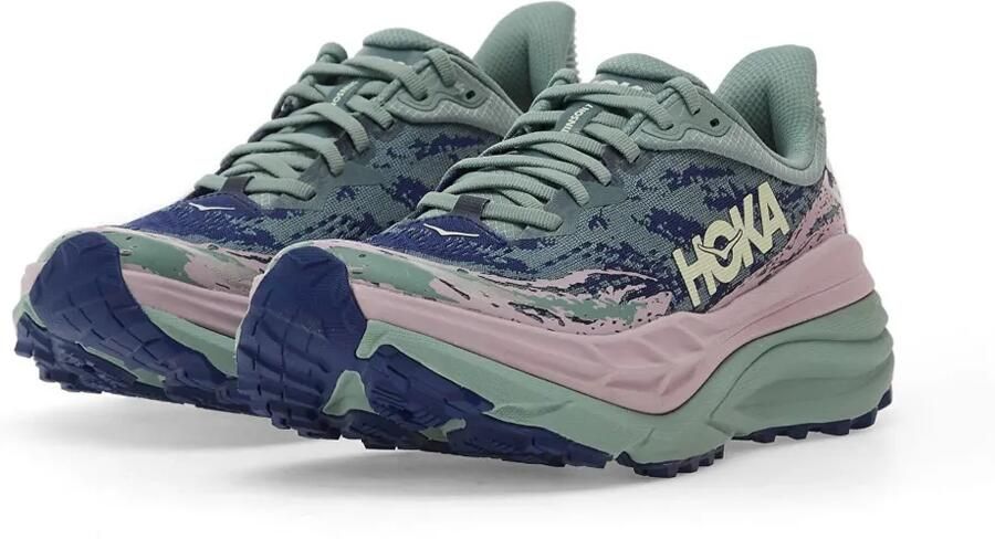 HOKA Sneakers met print Groen - Foto 2