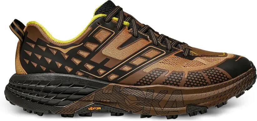 HOKA Speedgoat 2 sneakers met geometrisch patroon Bruin