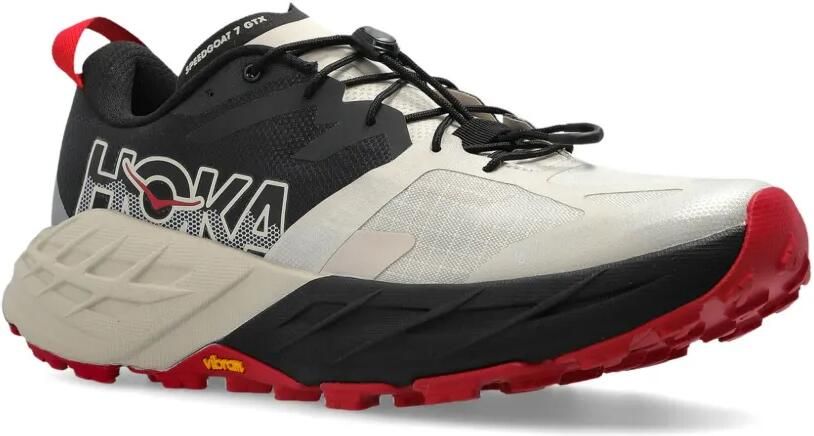 HOKA Speedgoat 7 GORE-TEX low-top sneakers met logo-print Beige - Foto 4