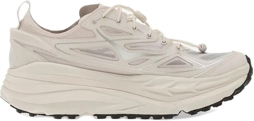 HOKA U Stinson One7 sneakers met mesh vlakken Beige