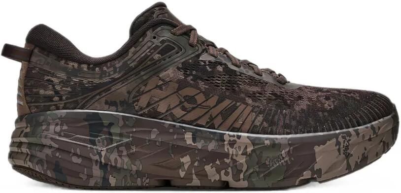 HOKA x BEAMS Bondi 7 sneakers met camouflage-print Bruin