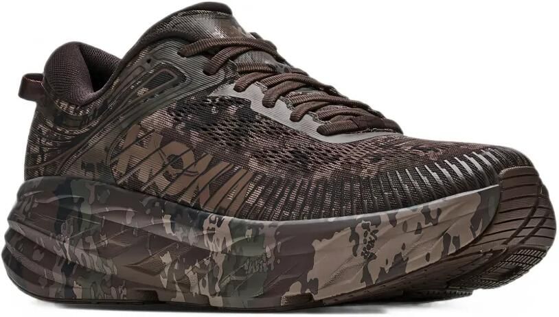 HOKA x BEAMS Bondi 7 sneakers met camouflage-print Bruin - Foto 2
