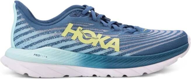 HOKA Mach 5 sneakers met colourblocking Blauw