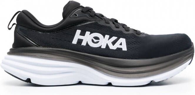 HOKA Bondi sneakers met logoprint Zwart