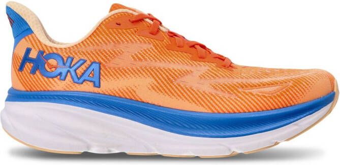 HOKA Sneakers met logopatch Oranje