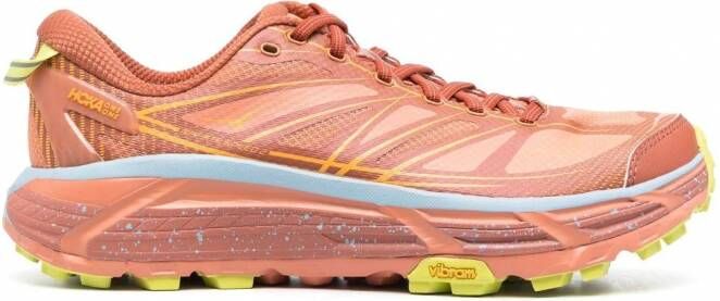 HOKA Sneakers met vlakken en veters Oranje
