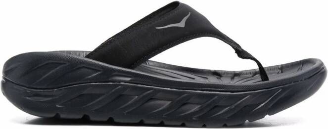 HOKA Teenslippers met sleehak Zwart