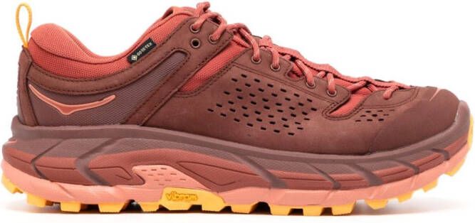HOKA Tor Ultra-Low sneakers met vlakken Rood