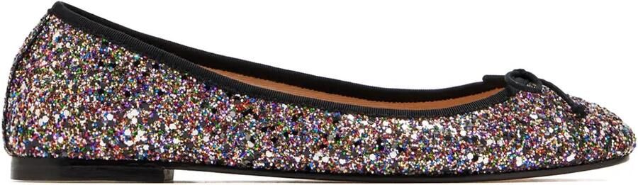 HOUSE OF BALLERINAS Ballerina's met glitters en strikdetail Zwart
