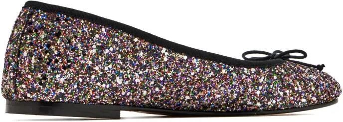 HOUSE OF BALLERINAS Ballerina's met glitters en strikdetail Zwart - Foto 4