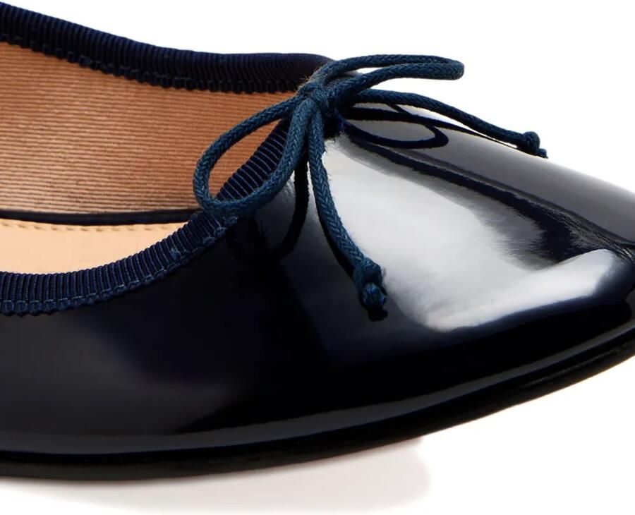 HOUSE OF BALLERINAS Charlotte ballerina's met strikdetail Blauw - Foto 2