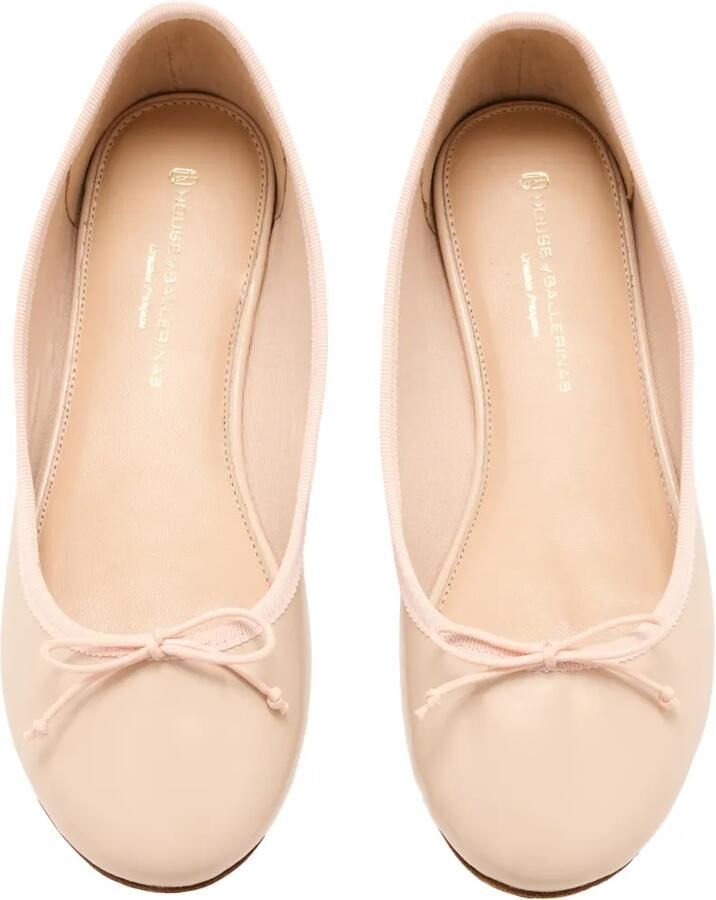 HOUSE OF BALLERINAS Charlotte ballerina's van lakleer Beige - Foto 2