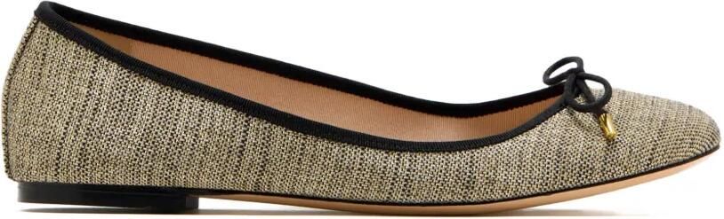 HOUSE OF BALLERINAS Emilie ballerina's met strikdetail Goud