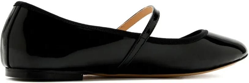 HOUSE OF BALLERINAS Lakleren ballerina's met gesp Zwart - Foto 4