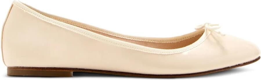 HOUSE OF BALLERINAS Lakleren ballerina's met strikdetail Beige - Foto 3