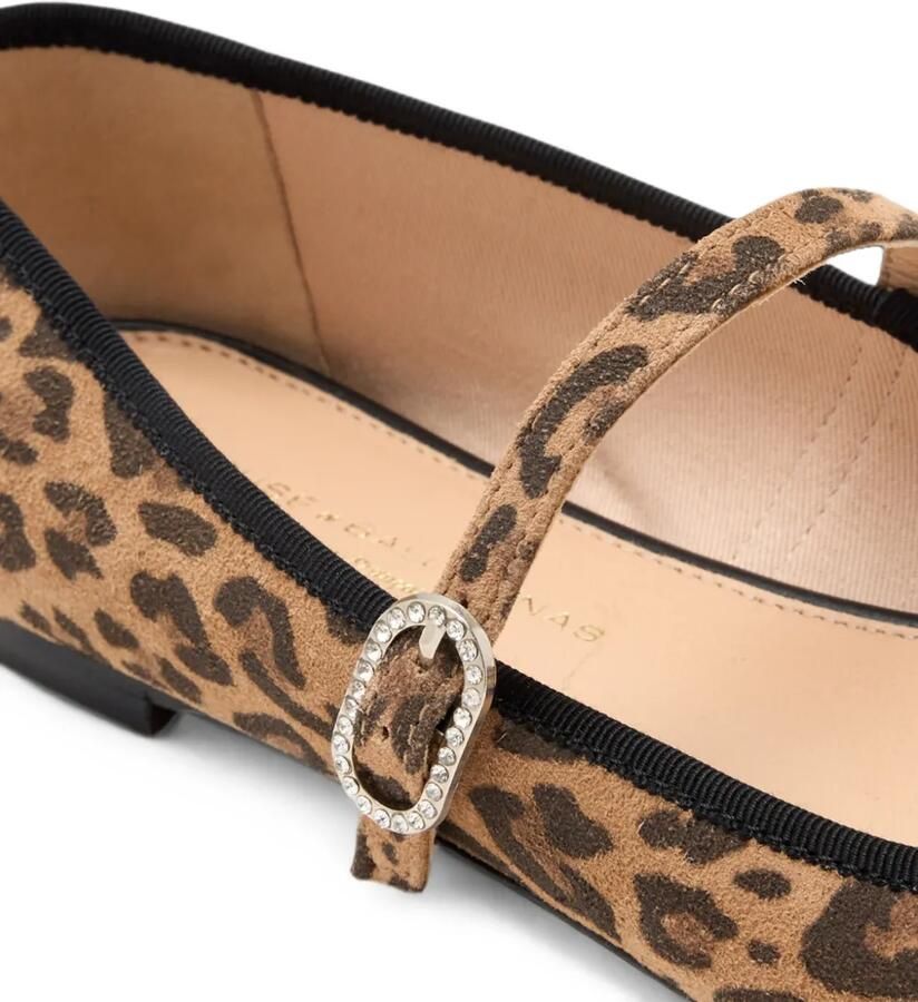 HOUSE OF BALLERINAS Mary ballerina's met luipaardprint Bruin - Foto 2