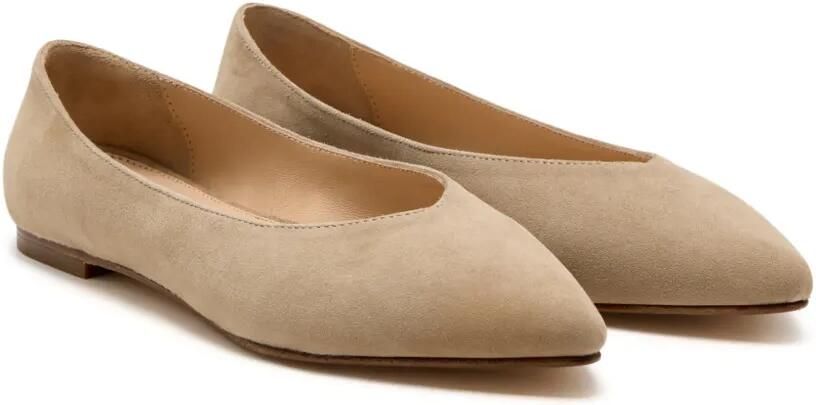 HOUSE OF BALLERINAS Michelle ballerina's met puntige neus Beige - Foto 3