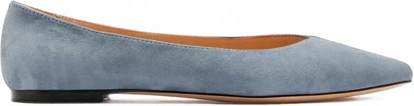 HOUSE OF BALLERINAS Michelle suède ballerina's Blauw