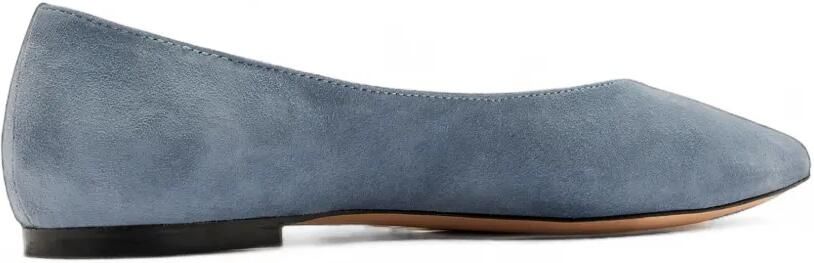 HOUSE OF BALLERINAS Michelle suède ballerina's Blauw - Foto 4
