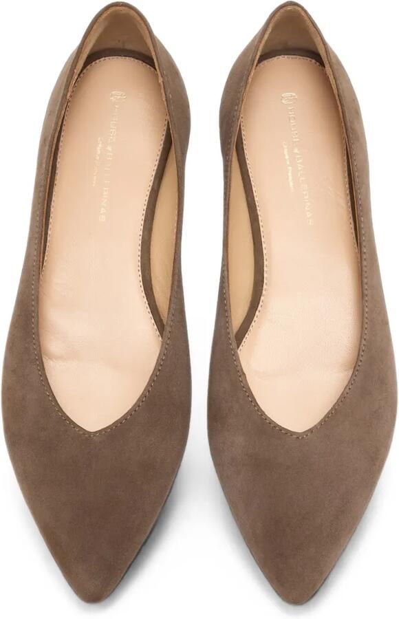 HOUSE OF BALLERINAS Michelle suède ballerina's Bruin - Foto 3